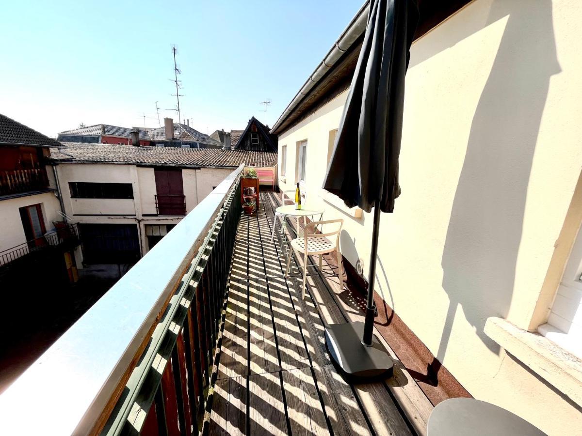 Sous Les Toits Avec Garage Et Terrasse A Ribeauville ภายนอก รูปภาพ